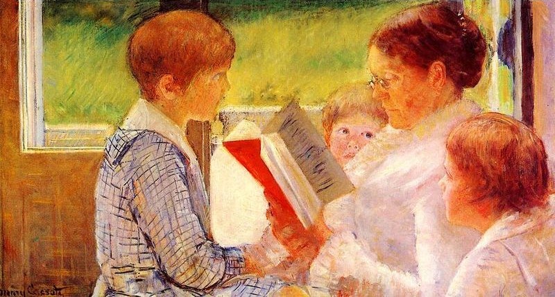 Mrs-Cassatt-Reading-to-her-Grandchildren,-1888