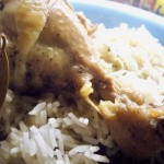 How to Make White Rice and Crockpot Chicken Adobo