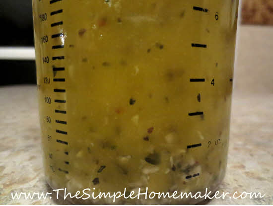 Homemade Salad Dressing Recipe - Italian Dressing | The Simple Homemaker