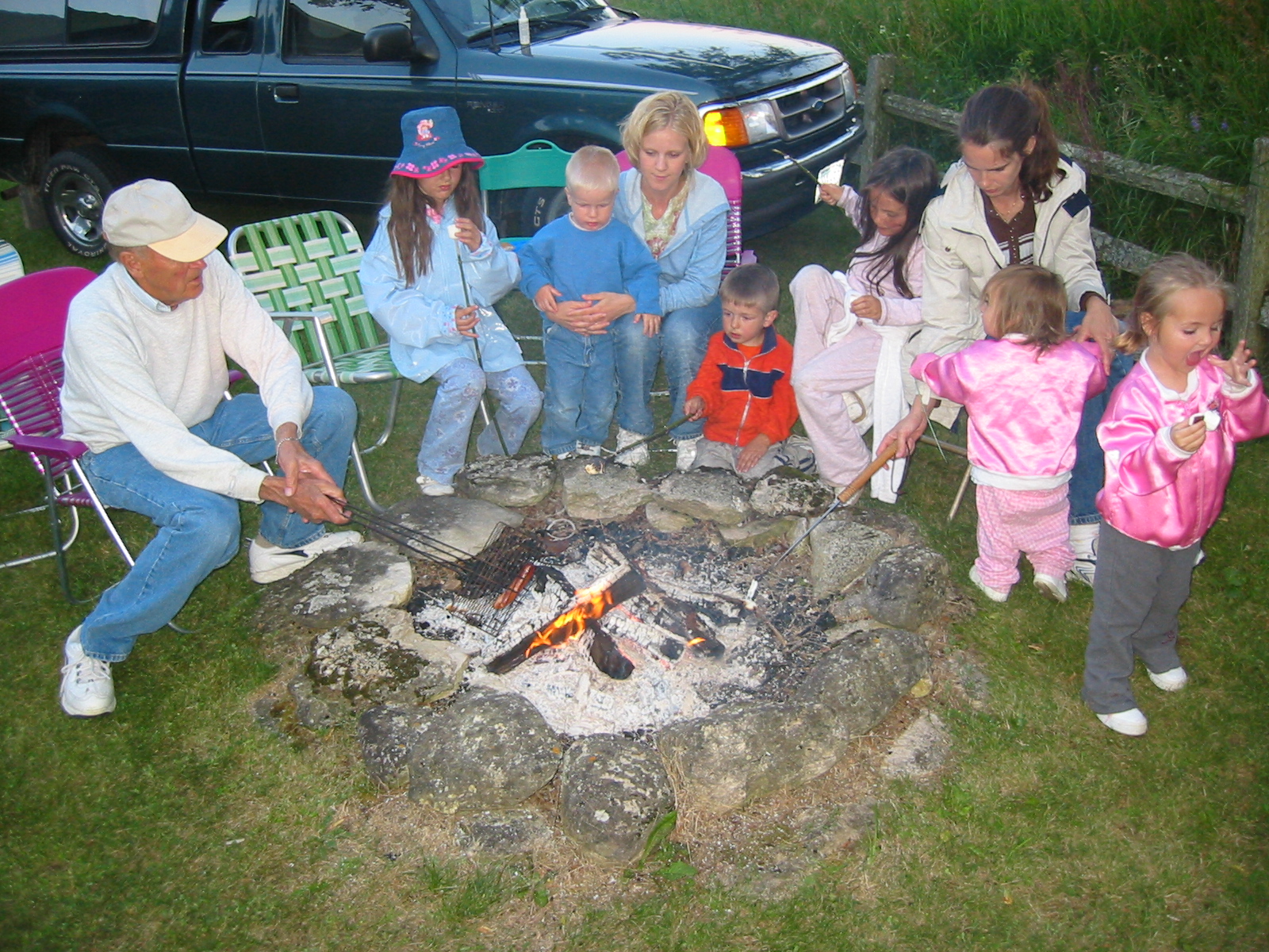Campfire at Grandpa's