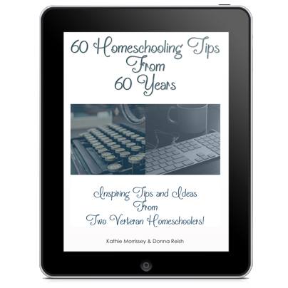 60 Homeschooling Tips From 60 Years--Read what two experienced mothers have to say about homeschooling their combined 15 children. SO helpful!