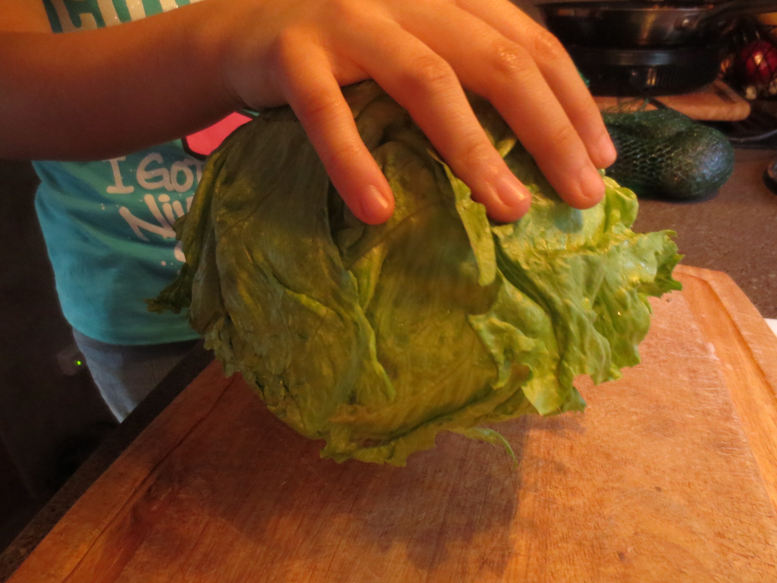 Christy's Simple Tips: How to De-Core Iceberg Lettuce