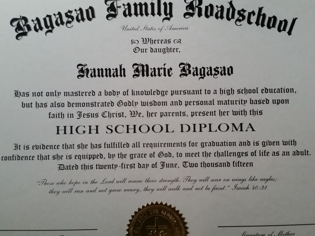 Homeschool Diplomas from HomeschoolDiplomas.com