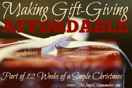 Making Gift-Giving Affordable