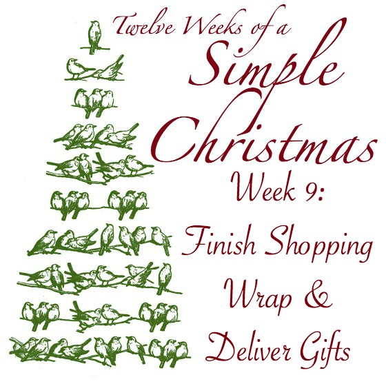 Twelve Weeks of a Simple Christmas — Week 9