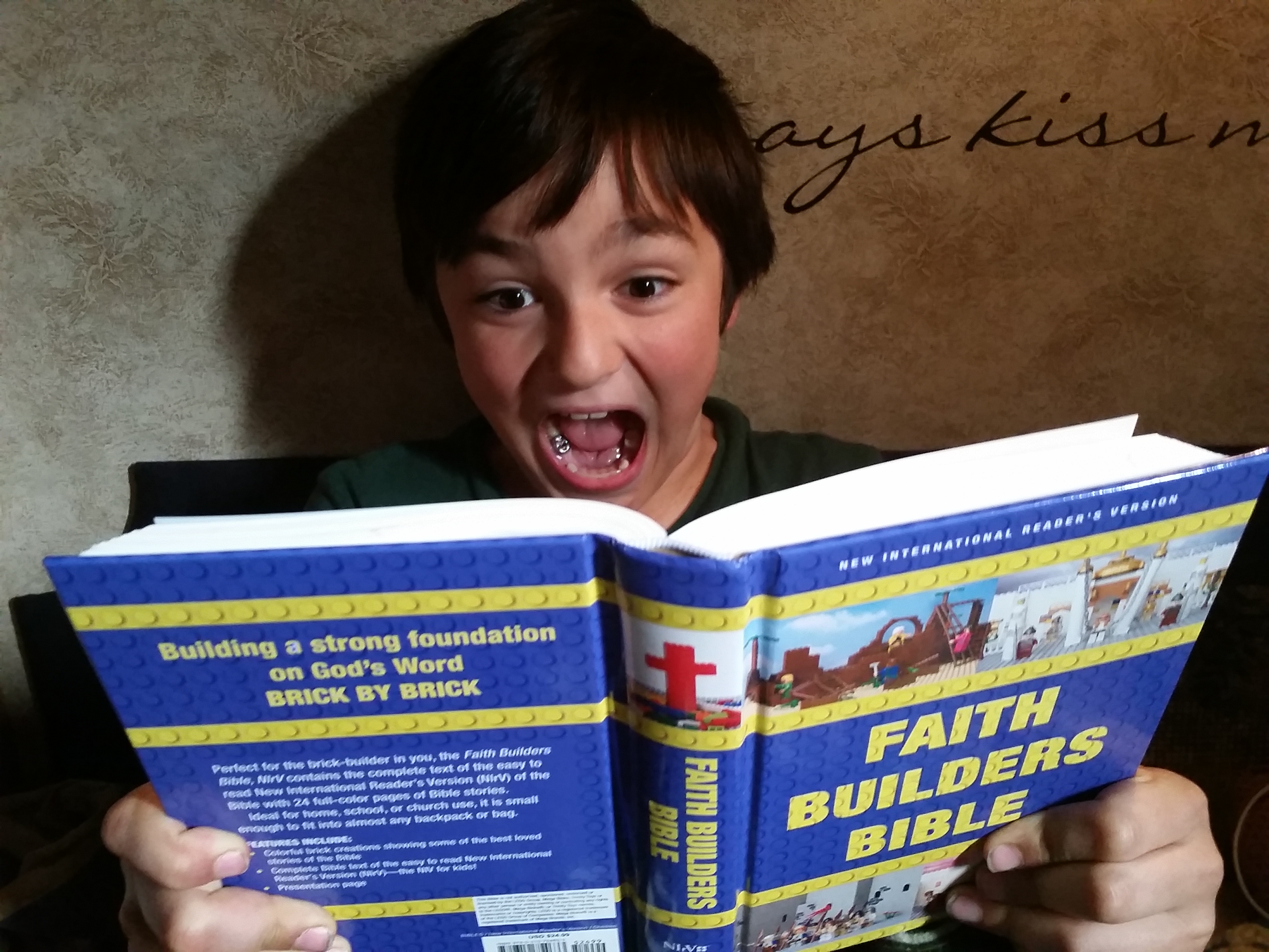 Zonderkidz Faith Builders Bible — Perfect Lego Lovers Easter Basket Gift